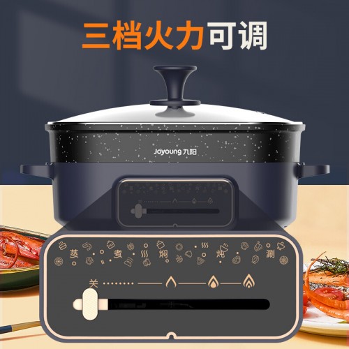 电火锅6L容量 煎炒炖煮锅蒸锅 蒸汽海鲜串串香HG60-G650